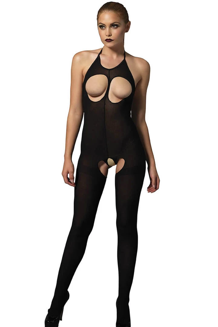 Leg Avenue Petal Parting Open Cup Bodystocking Lingerie 1 Leg Avenue Petal Parting Open Cup Bodystocking Lingerie