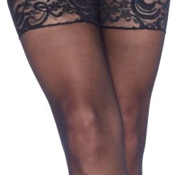 Leg Avenue Lace Top Sheer Stockings