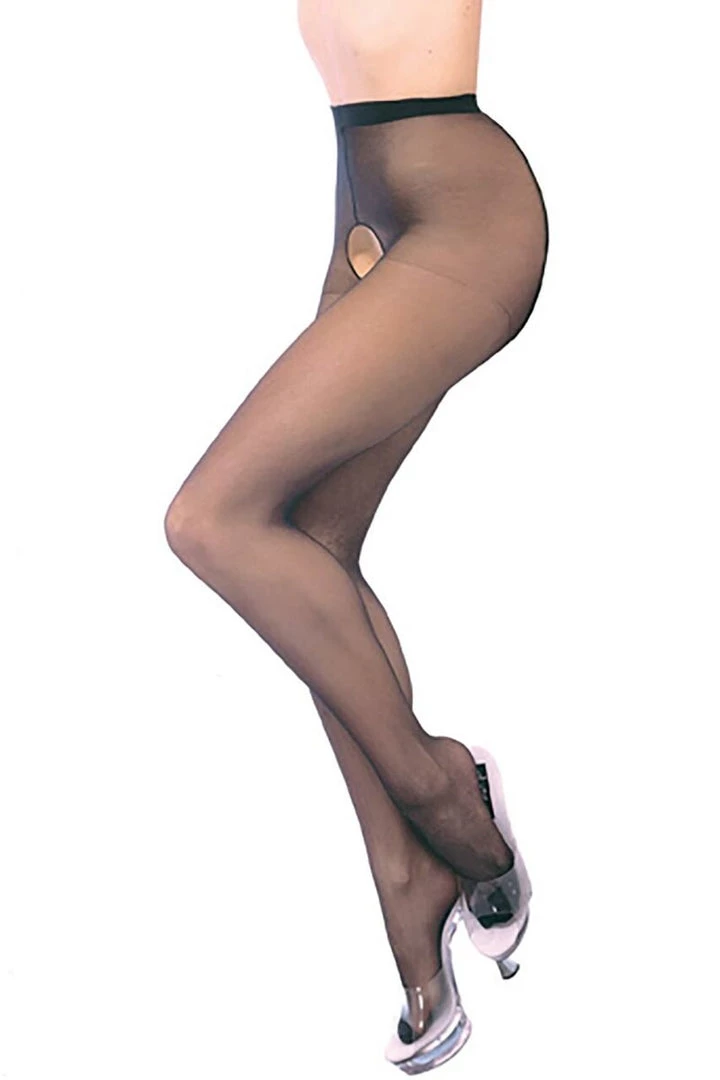 Leg Avenue Sheer Nylon Crotchless Pantyhose 2 Leg Avenue Sheer Nylon Crotchless Pantyhose