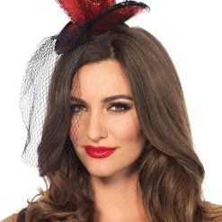 Leg Avenue Accessories Mini Glitter Top Hat