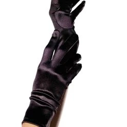 Leg Avenue Satin Wrist Length Gloves