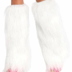 Leg Avenue Furry Lurex Leg Warmers Music Festival Wear