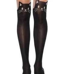 Leg Avenue Black Cat Pantyhose