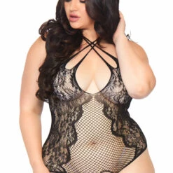 Leg Avenue Plus Size Wrap Around Teddy 6 Leg Avenue Plus Size Wrap Around Teddy