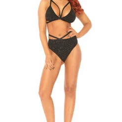 Leg Avenue Metallic Shimmer Bra And Panty 6 Leg Avenue Metallic Shimmer Bra And Panty