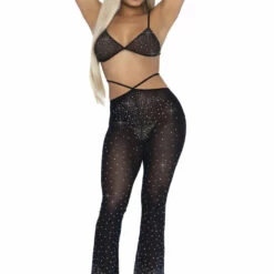 Leg Avenue Lingerie Rhinestone Bikini Top And Pants 15 Leg Avenue Lingerie Rhinestone Bikini Top And Pants