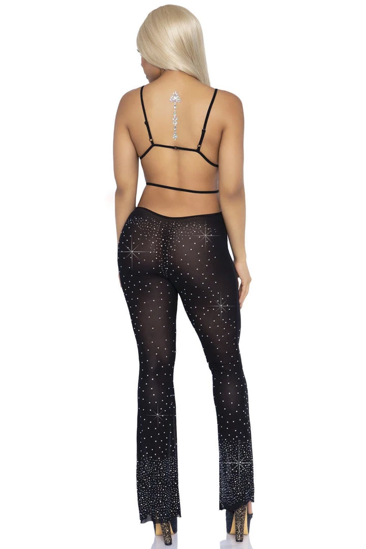 Leg Avenue Lingerie Rhinestone Bikini Top And Pants 10 Leg Avenue Lingerie Rhinestone Bikini Top And Pants