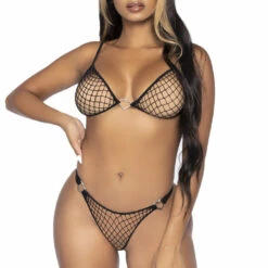 Leg Avenue Industrial Net Bikini Set Lingerie 49 Leg Avenue Industrial Net Bikini Set Lingerie