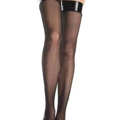 Leg Avenue Vinyl Fishnet Stockings