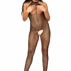 Leg Avenue Cupless Fishnet Bodystocking 7 Leg Avenue Cupless Fishnet Bodystocking