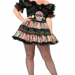 Leg Avenue Plus Costumes Queen Size Dia De Los Costume