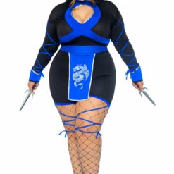 Leg Avenue Plus Size Dragon Ninja Costume 10 Leg Avenue Plus Size Dragon Ninja Costume