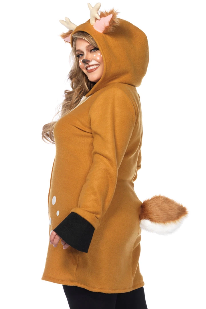 Leg Avenue Plus Size Cozy Fawn Costume 2 Leg Avenue Plus Size Cozy Fawn Costume