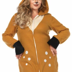 Leg Avenue Plus Size Cozy Fawn Costume 5 Leg Avenue Plus Size Cozy Fawn Costume
