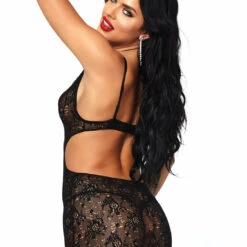 Leg Avenue Boudoir Rose Lace Mini Dress