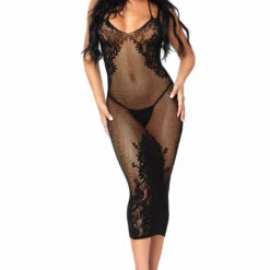 Leg Avenue Lingerie Lattice Body Con Chemise