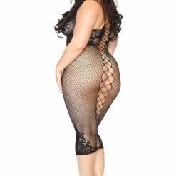 Leg Avenue Lingerie Lattice Body Con Chemise