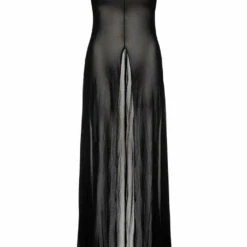 Leg Avenue High Slit Lingerie Gown 8 Leg Avenue High Slit Lingerie Gown