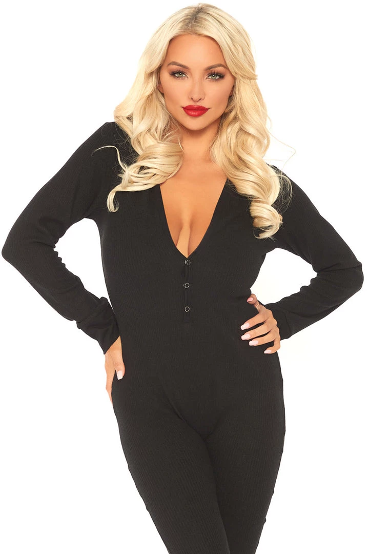 Leg Avenue Women's Open Back Long Johns 2 Leg Avenue Women's Open Back Long Johns