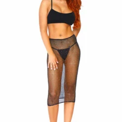 Leg Avenue Lingerie Crystalized Fishnet Tube Dress 32 Leg Avenue Lingerie Crystalized Fishnet Tube Dress