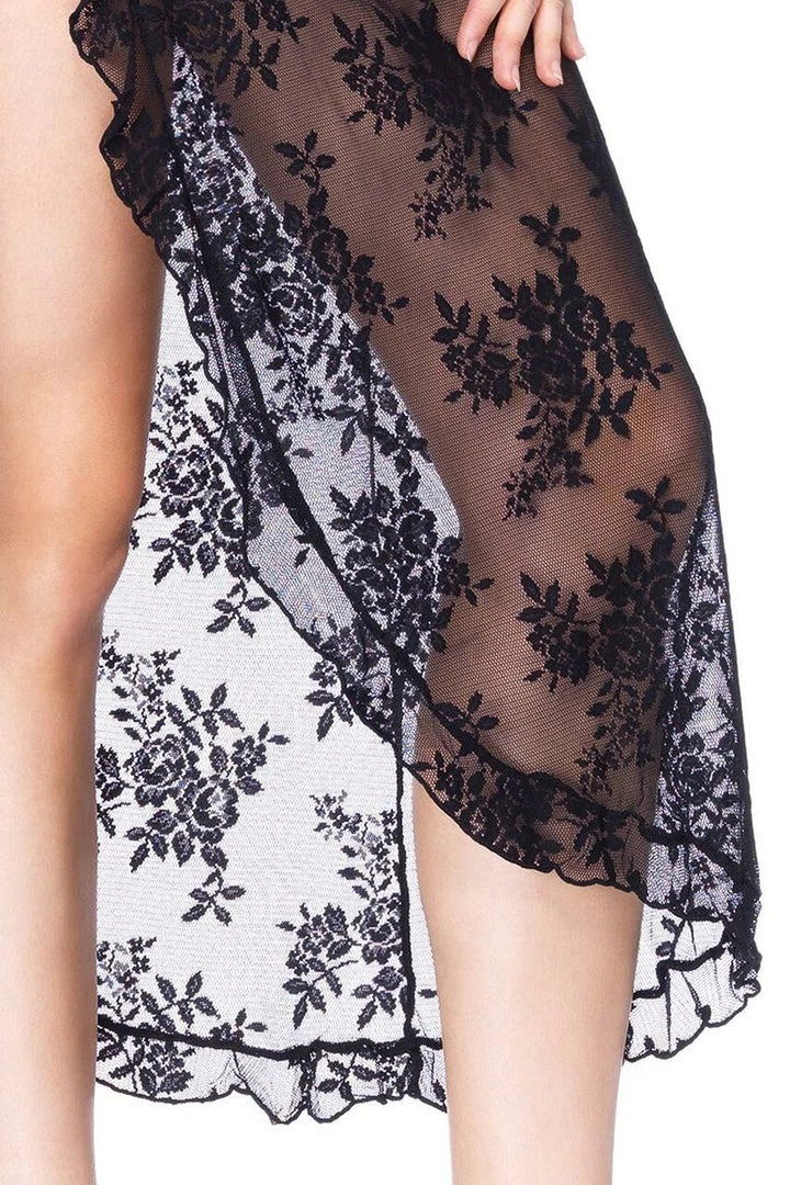 Leg Avenue Rose Lace Lingerie Gown 10 Leg Avenue Rose Lace Lingerie Gown