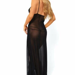 Leg Avenue Long Sheer Lingerie Gown 24 Leg Avenue Long Sheer Lingerie Gown