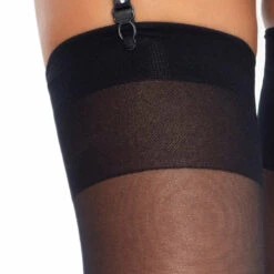 Leg Avenue Rhinestone Mesh Garter Belt Lingerie