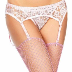 Leg Avenue Plus Size Lingerie Plus Size Lace Garter Belt Set