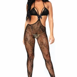 Leg Avenue Cut Out Lace Bodystocking Bodystockings