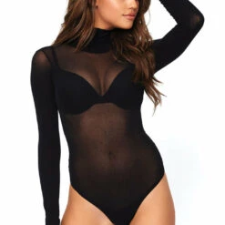 Leg Avenue Long Sleeve Opaque Bodysuit 7 Leg Avenue Long Sleeve Opaque Bodysuit