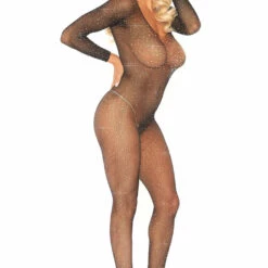 Leg Avenue Crystal Net Bodystocking Lingerie