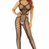 Leg Avenue Lingerie Cutout Fishnet Bodystocking