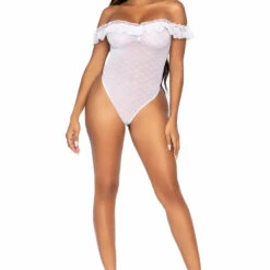 Leg Avenue Lace Ruffle Teddy