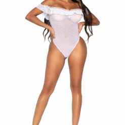 Leg Avenue Lace Ruffle Teddy