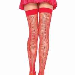 Leg Avenue Hosiery Back Seam Fishnet Thigh High