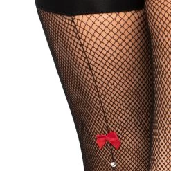 Leg Avenue Hosiery Bow Backseam Fishnet Stockings 10 Leg Avenue Hosiery Bow Backseam Fishnet Stockings