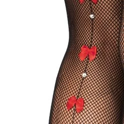 Leg Avenue Hosiery Bow Backseam Fishnet Stockings 11 Leg Avenue Hosiery Bow Backseam Fishnet Stockings