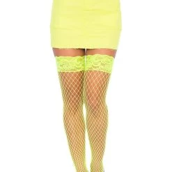 Leg Avenue Stay Up Fishnet Thigh Highs Hosiery
