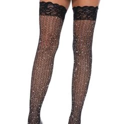 Leg Avenue Hosiery Cable Knit Thigh Highs