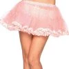 Leg Avenue Pleated Satin Petticoat