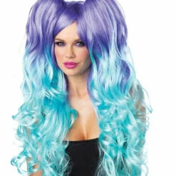 Leg Avenue Moonlight Long Curly Wig Music Festival Wear