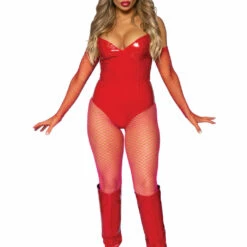Leg Avenue Boned Vinyl Bodysuit 9 Leg Avenue Boned Vinyl Bodysuit