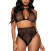 Leg Avenue Lingerie Seamless Keyhole Bra Set