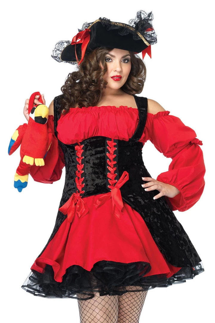 Leg Avenue Plus Size Vixen Pirate Wench Costume 1 Leg Avenue Plus Size Vixen Pirate Wench Costume