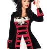 Leg Avenue Sexy Halloween Costumes Charming Pirate Captain Costume