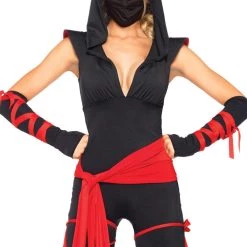 Leg Avenue Deadly Ninja Costume With Face Mask 9 Leg Avenue Deadly Ninja Costume With Face Mask