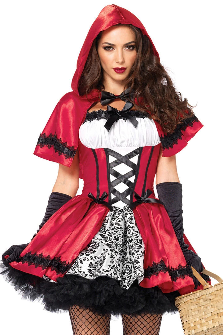 Leg Avenue Sexy Halloween Costumes Gothic Red Riding Hood Costume 1 Leg Avenue Sexy Halloween Costumes Gothic Red Riding Hood Costume