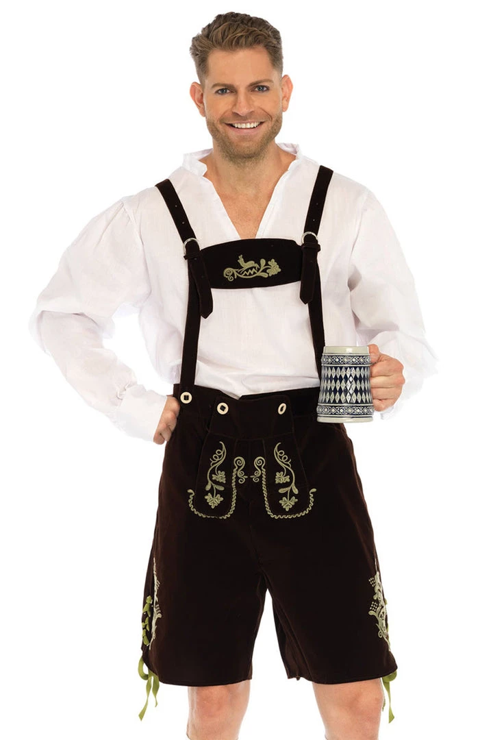 Leg Avenue Sexy Halloween Costumes Men's Lederhosen Oktoberfest Costume 4 Leg Avenue Sexy Halloween Costumes Men's Lederhosen Oktoberfest Costume
