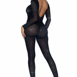 Leg Avenue Lingerie Sheer Rhinestone Catsuit 9 Leg Avenue Lingerie Sheer Rhinestone Catsuit