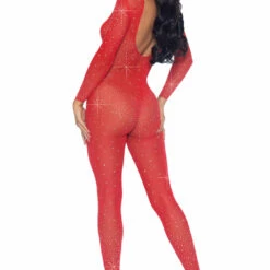 Leg Avenue Lingerie Sheer Rhinestone Catsuit 10 Leg Avenue Lingerie Sheer Rhinestone Catsuit